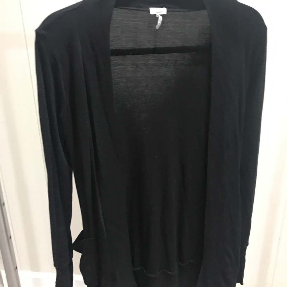 SPLENDID long black cardigan with pockets